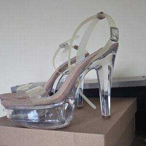 Transparent Platform Heels